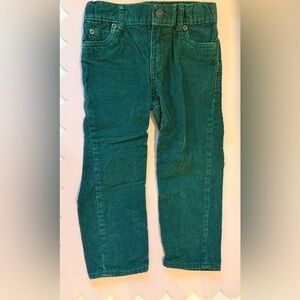 Carter's 3T Green Corduroy Pants Toddler